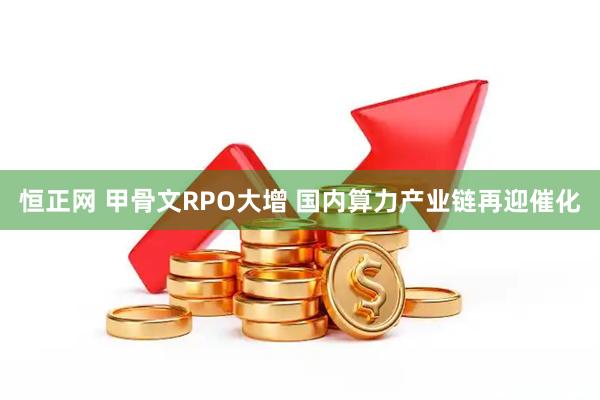 恒正网 甲骨文RPO大增 国内算力产业链再迎催化